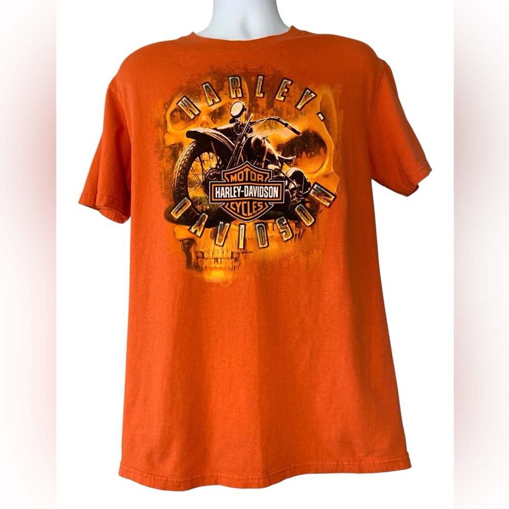 Harley-Davidson Orange Short Sleeve Tee